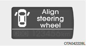 Alineación del volante (opcional)