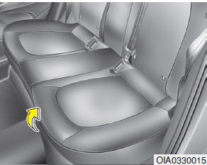 Plegado del asiento trasero