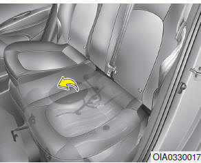 Plegado del asiento trasero