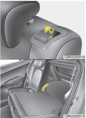 Plegado del asiento trasero