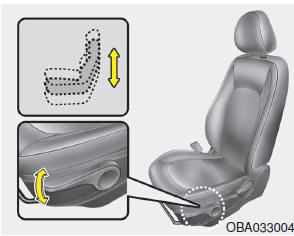 Regulador de altura del asiento