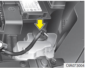 Checking the coolant level