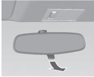 Espejo retrovisor manual