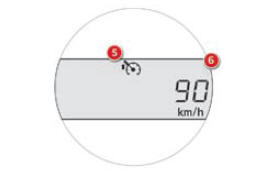 Indicaciones en el cuadro de a bordo