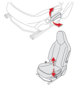 Altura del asiento del conductor*