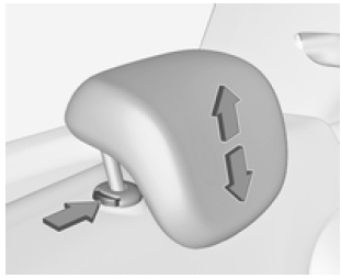 Reposacabezas traseros, ajuste de la altura
