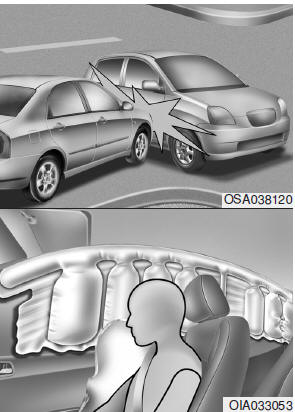 Airbags de impacto lateral o de cortina
