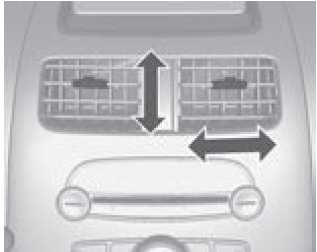 Ventilas de aire ajustables