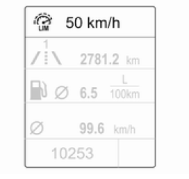 Límite de velocidad establecido